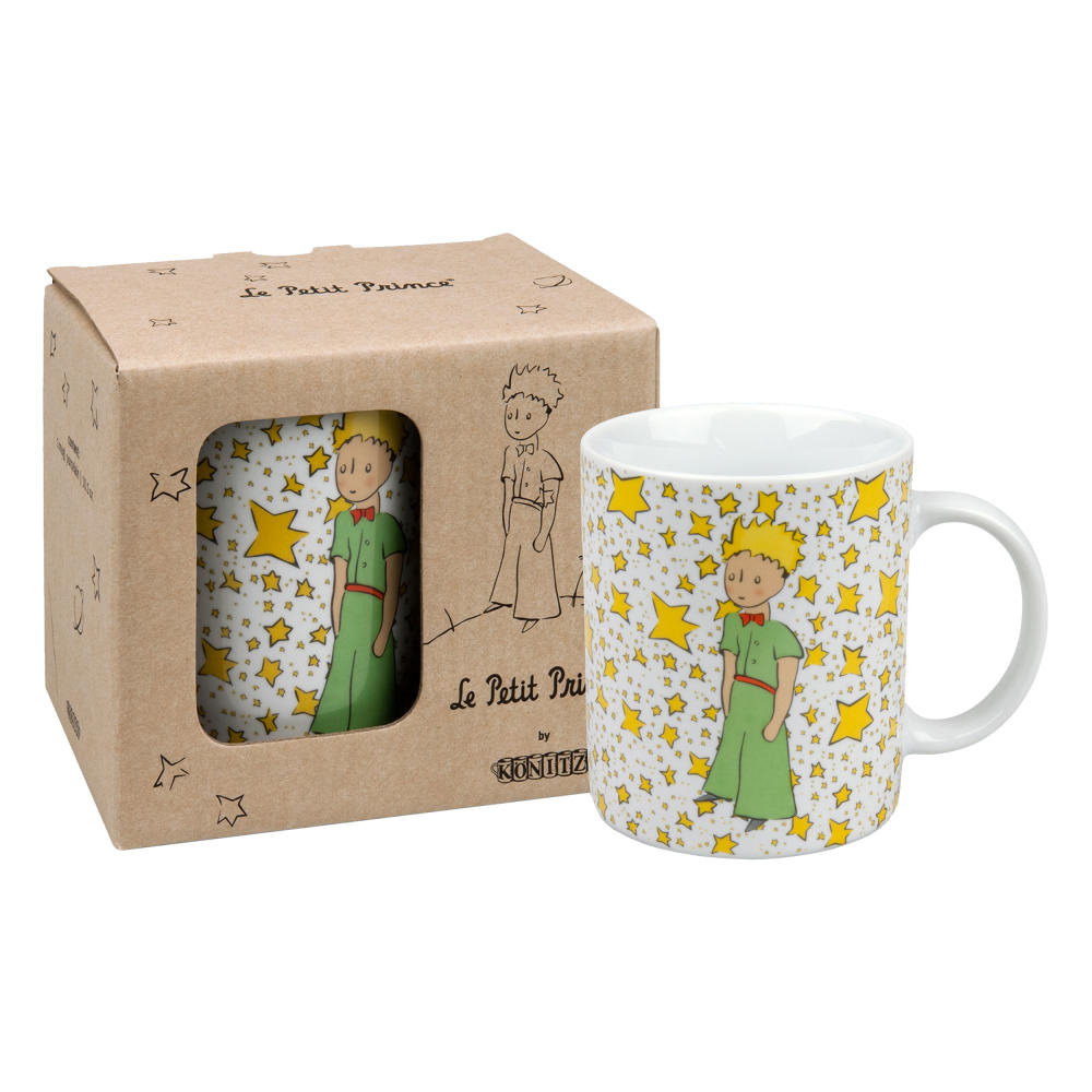 Könitz Le Petit Prince Stars Mug, Cuddly Mug, Coffee Cup, Coffee Cup, The Little Prince, Porcelain, 330 ml, 11 5 002 2184