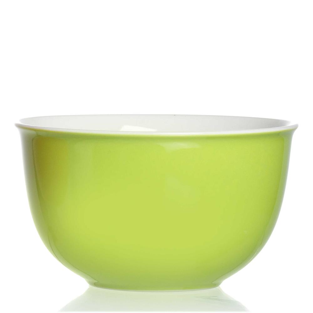Ritzenhoff & Breker Doppio Müslischale, Schale, Schälchen, Geschirr, Porzellan, Grün, 520 ml, 515848