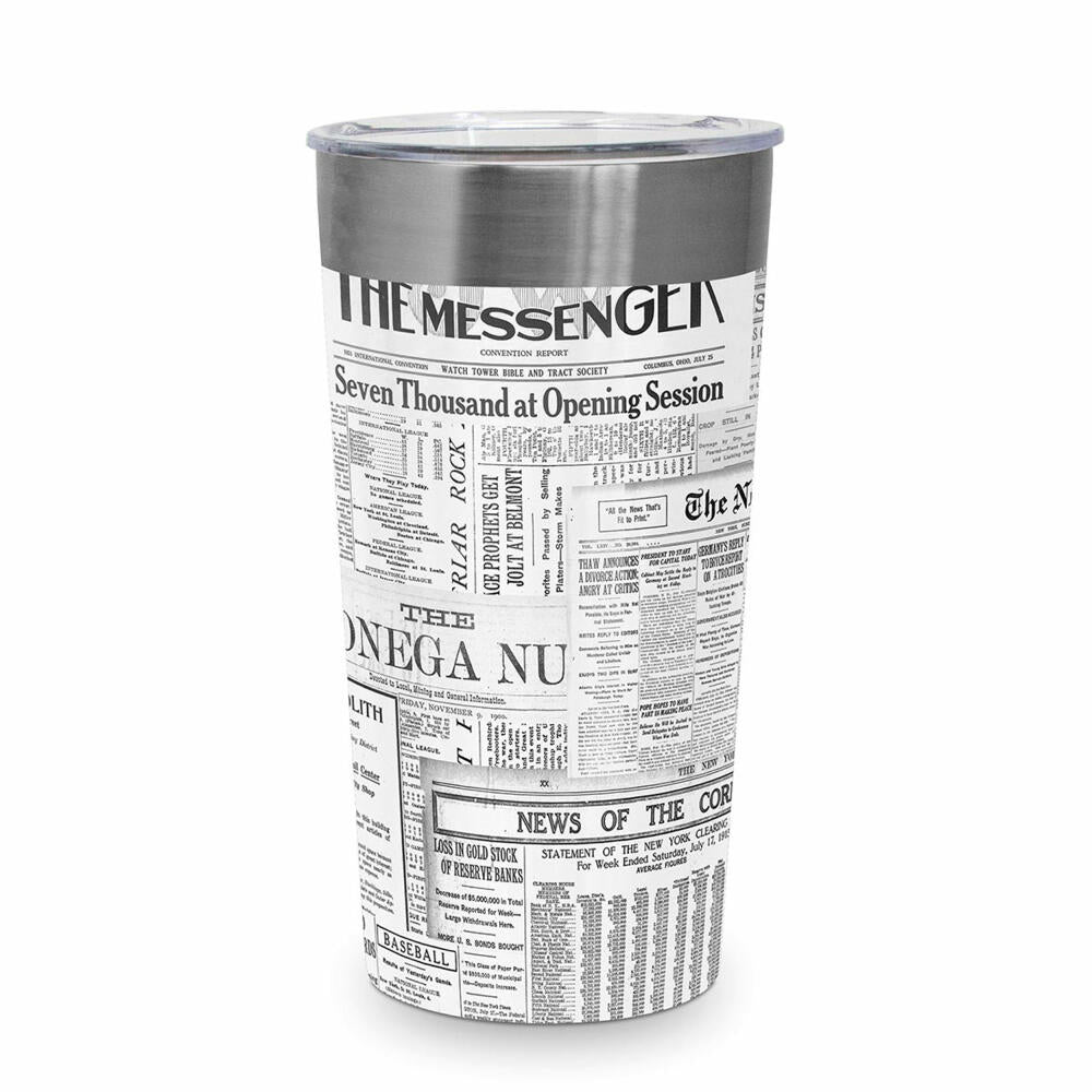 PPD The Messenger Steel Travel Mug, Thermobecher, Coffee To Go, Thermo Becher, Isobecher, 430 ml, 604411