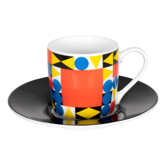 Könitz Bauhaus Quadrat By Typoly Espresso, espresso cup, cup, mug, porcelain, 65 ml, 11 5 053 2366