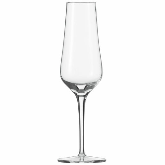 Schott Zwiesel Fine sparkling wine glass Asti 7, set of 6, with effervescence point, sparkling wine goblet, champagne glass, glass, 235 ml, 113761