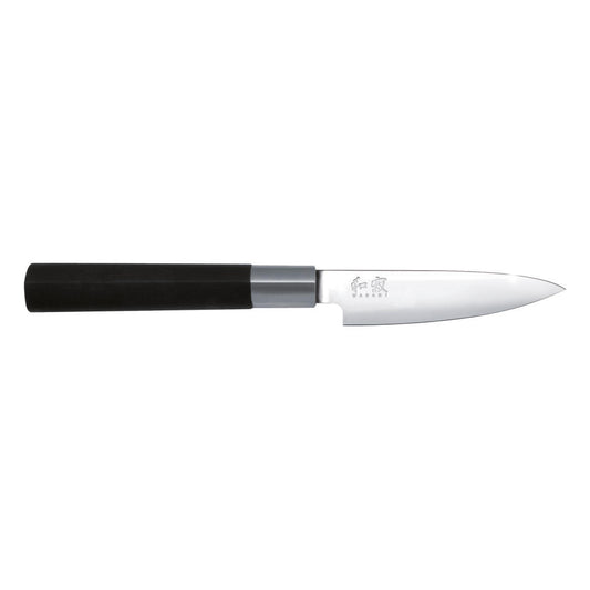 Kai Wasabi Black Allzweckmesser, Messer, Gemüsemesser, Küchenmesser, Edelstahl, 10 cm, 6710P