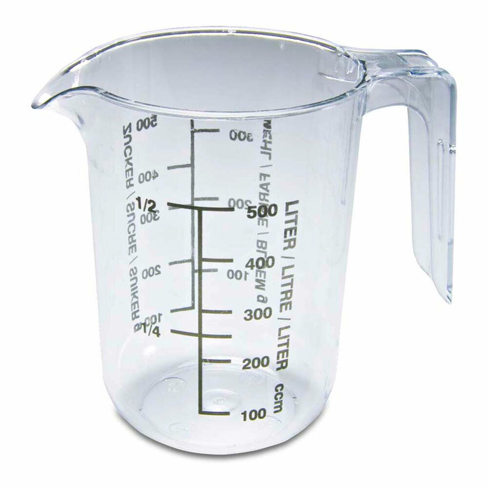 Städter measuring jug, measuring cup, measuring cup, measuring container, plastic, 500 ml, 853058