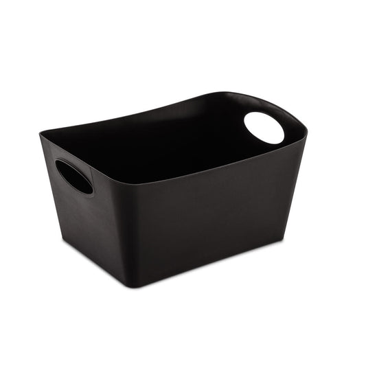 Koziol Boxxx M Aufbewahrungsbox, Aufbewahrungskiste, Aufbewahrungskorb, Kunststoff, Schwarz, 3.5 L, 5744526