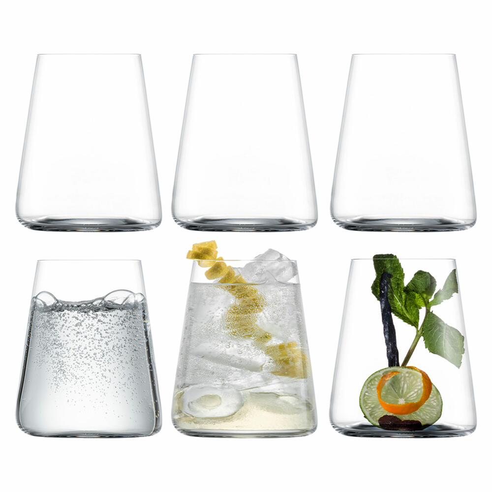 Eisch all-round cup set of 6 Sky, drinking cup, glass, crystal glass, 500 ml, 25180092