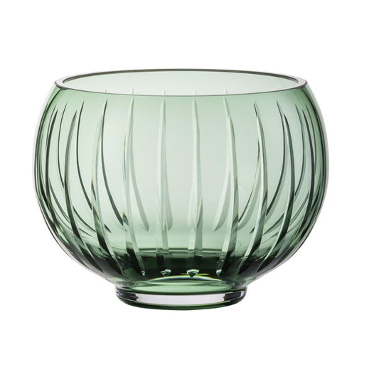 Zwiesel Glas Handmade Windlicht Signum Smoky Green, Teelichthalter, Schale, 10 cm, 122247