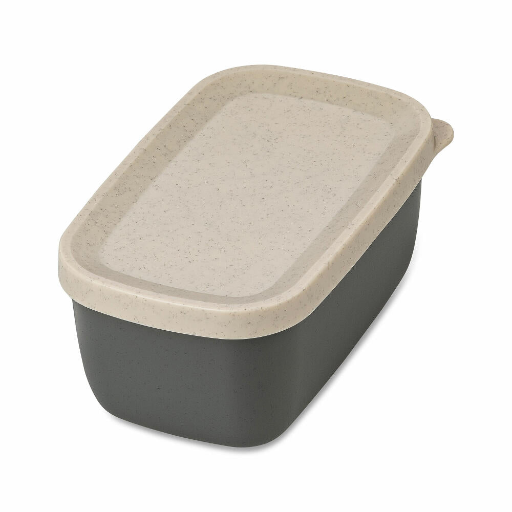 Koziol Liquid Safe Box Candy S, Flüssigkeitsbehälter, Kunststoff, Nature Ash Grey, 7199701