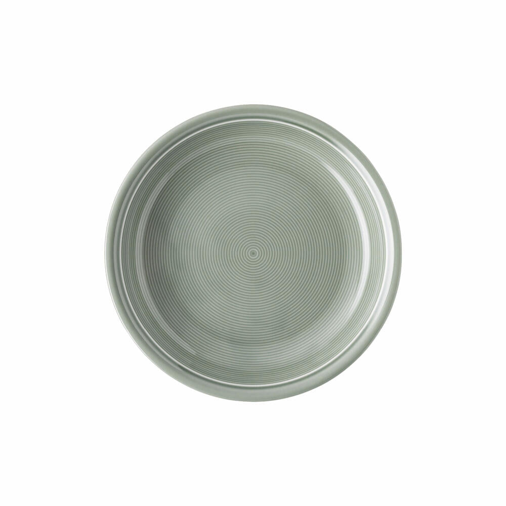 Thomas Trend Colour Suppenteller, tiefer Teller, Porzellan, Moss Green, 22 cm, 11400-401922-10322