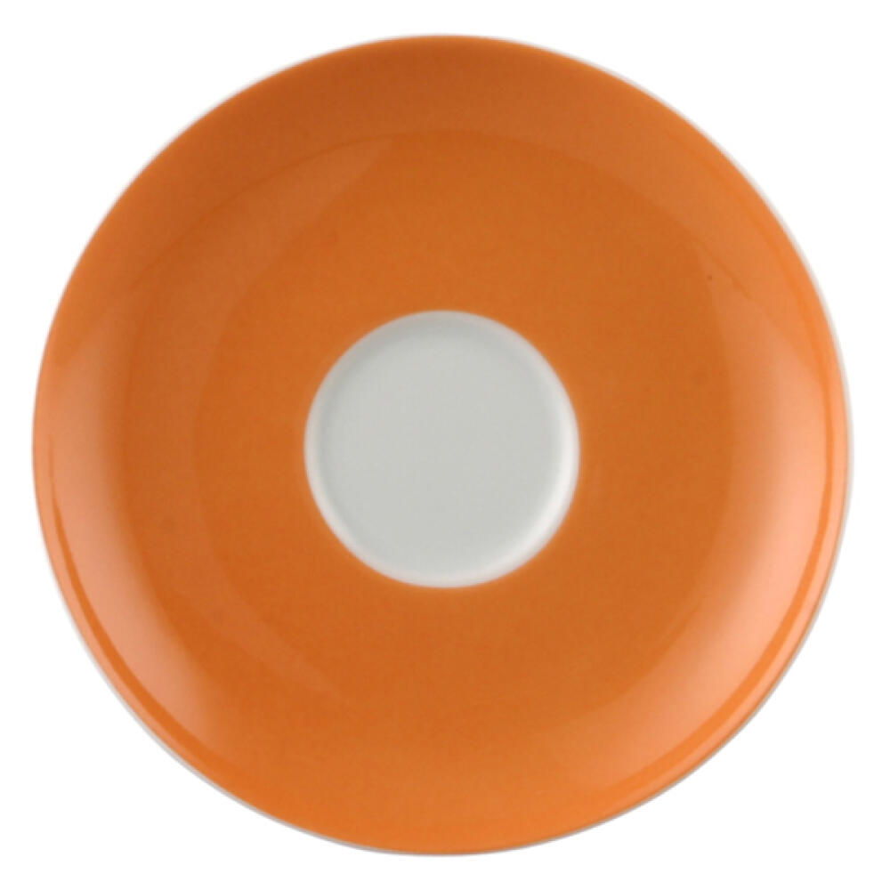 Thomas Sunny Day Untertasse für Espressotasse 80ml, Porzellan, Orange, Spülmaschinenfest, 12 cm, 14721