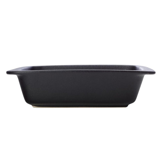 Maxwell &amp; Williams Caviar Black casserole dish, premium ceramic, black, 29 x 7.5 cm, HY0018