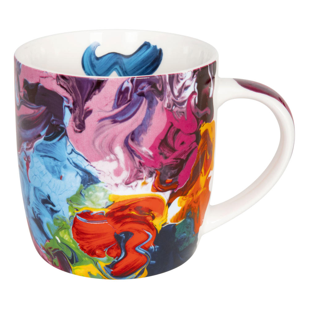 Könitz Design Oilpainting Becher, Tasse, Kaffeebecher, Teetasse, Bone China, 250 ml, 11 7 275 2415