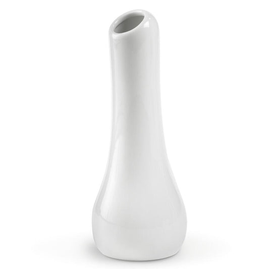 Authentics Snowman Vase, Blumenvase, Porzellan, 18 cm hoch, Weiß, 20048