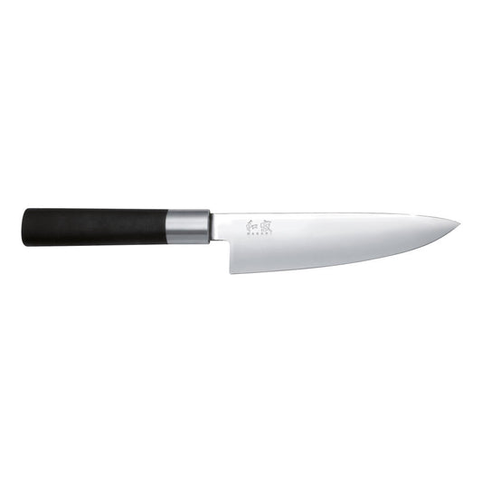 Kai Wasabi Black Kochmesser, Messer, Universalmesser, Küchenmesser, Edelstahl, 15 cm, 6715C