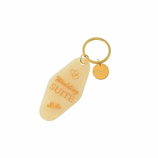 Gift Company Keyring Wedding suite, Key Club by GC, Pendant, Acrylic, Cream, 12.4 cm, 1049501034