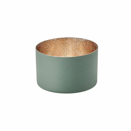 Gift Company Windlicht Chennai S, Teelichthalter, Kerzenhalter, Eisen, Yucca, Gold, 5 cm, 1054603073