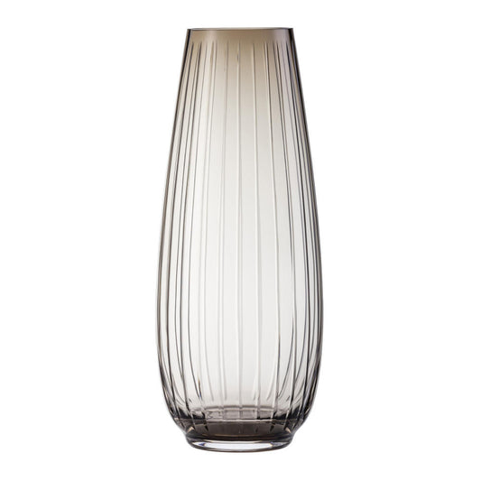Zwiesel Glas Handmade Vase Signum Smoky Brown groß, Dekovase, Glasvase, 41 cm, 122256