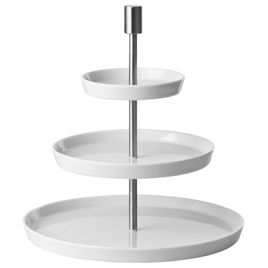 Thomas Loft Etagere, Rund, Porzellan, Weiß, Ø 12 / 19 / 27 cm, 3-Stufig, 25313