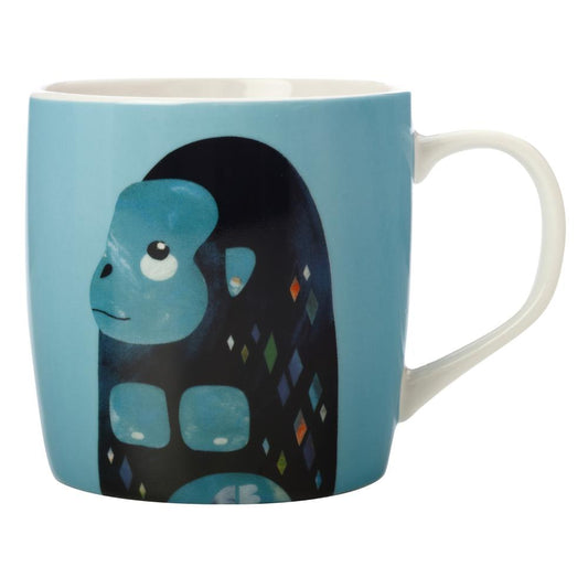 Maxwell &amp; Williams Pete Cromer Mug Gorilla, Cup, Coffee Mug, Porcelain, Colorful, 370 ml, DX0920