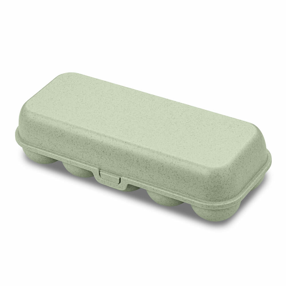 Koziol Eierbox, Eieraufbewahrungs- und Transportbox für 10 Eier, Kunststoff, Organic Green, 3179668