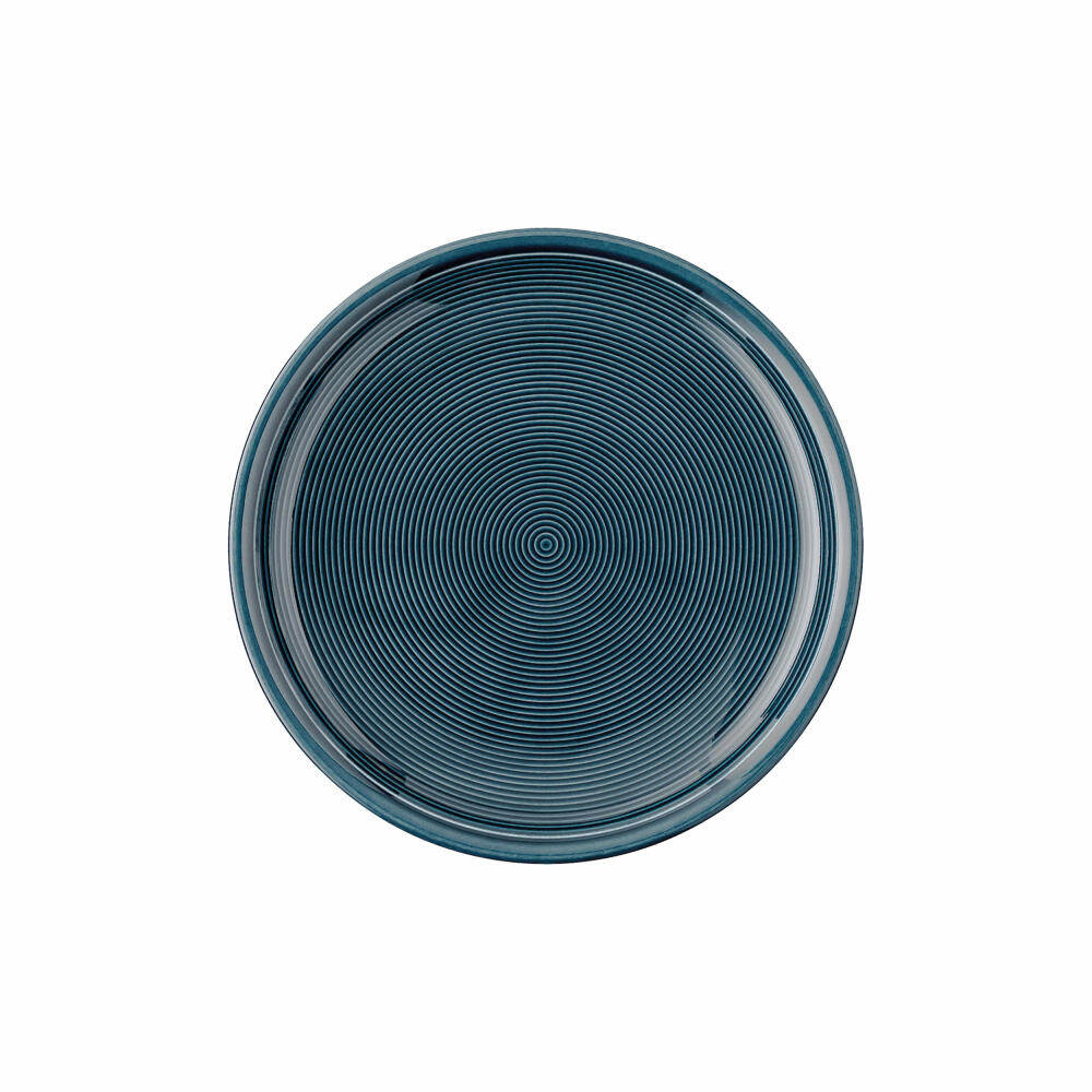 Thomas Trend Colour Frühstücksteller, flacher Teller, Porzellan, Night Blue, 22 cm, 11400-401920-10222