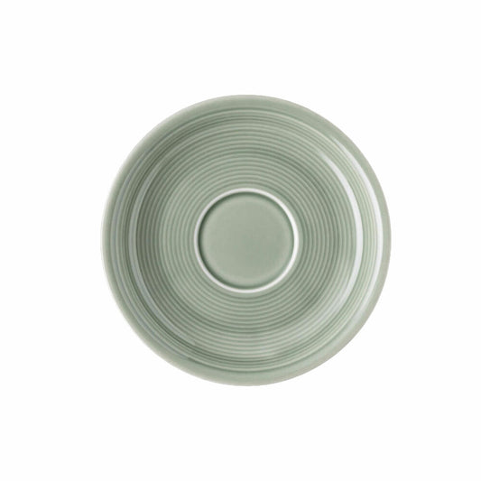 Thomas Trend Colour Coffee Saucer, Porcelain, Moss Green, 14 cm, 11400-401922-14741