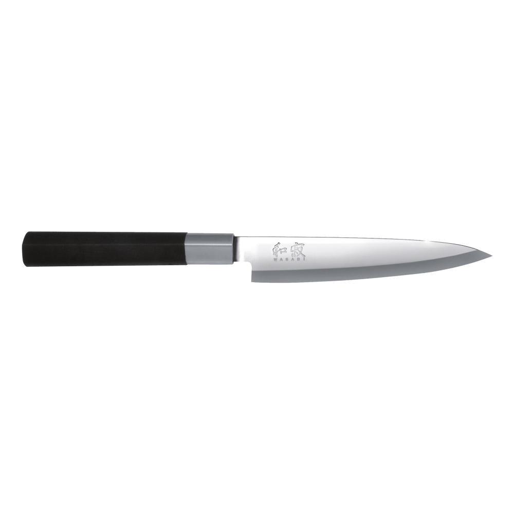 Kai Wasabi Black Yanagiba, Shashimi Messer, Filitiermesser, Fischmesser, 15 cm, 6715Y