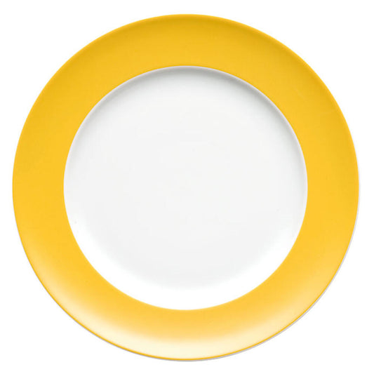 Thomas Sunny Day Frühstücksteller, Kuchenteller, Teller, Porzellan, Yellow / Gelb, Spülmaschinenfest, 22 cm, 10222
