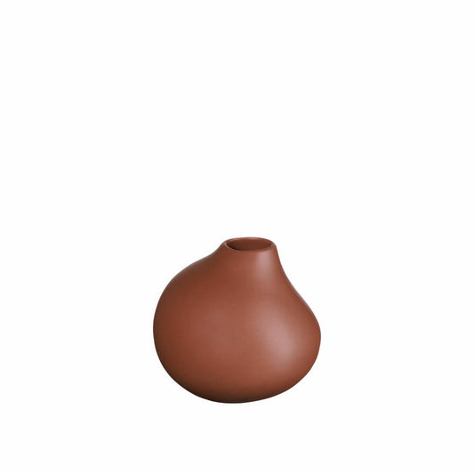 ASA Selection calabash Vase Pecan, Blumenvase, Dekovase, Steingut, Braun, H 11 cm, 9267153