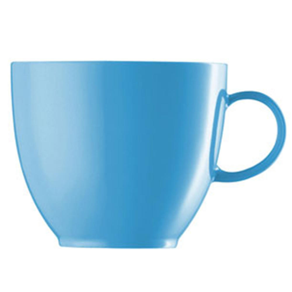 Thomas Sunny Day Kaffeetasse, Obertasse, Porzellan, Waterblue / Blau, Spülmaschinenfest, 200 ml, 14742