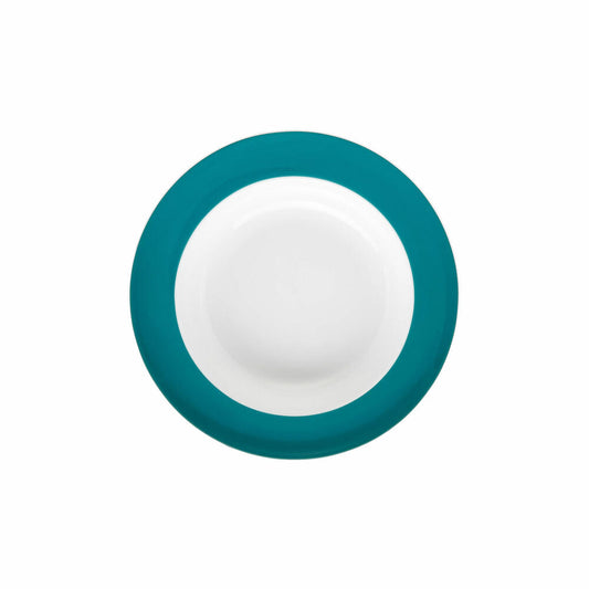 Thomas Sunny Day Suppenteller, tiefer Teller, Porzellan, Seaside Green, 23 cm, 10850-408544-10323