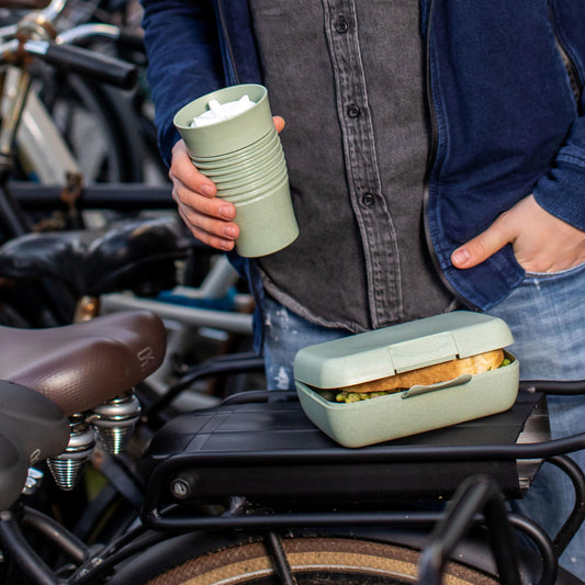 Koziol Box Candy L, Brotdose, Lunchbox, Speisegefäß, Thermoplastischer Kunststoff, Organic Pink, 3169669