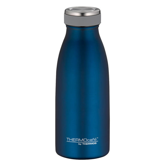 Thermos TC Bottle Isoliertrinkflasche, Isolierflasche, Trinkflasche, Thermoflasche, Edelstahl, Saphir Blau, 350 ml, 4067.259.035