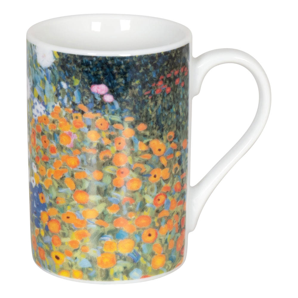 Könitz Kunst Les fleurs Klimt Mini Becher, Tasse, Espressotasse, Porzellan, 80 ml, 11 1 353 0688