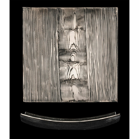 Eisch Schale Goldleaf Platin, Dekoschale, Dekoplatte, Glas, Platin, 29 cm, 77630929