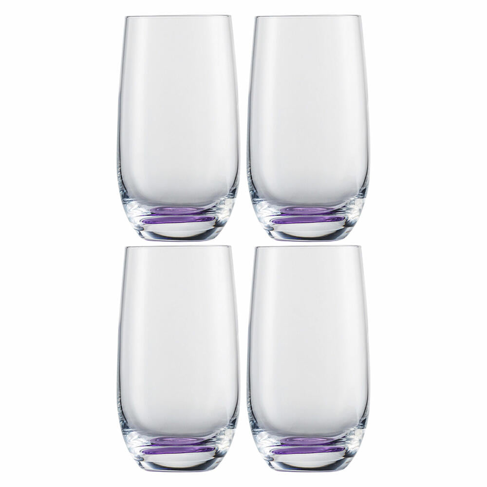 Eisch Becher 4er Set Jessica flieder, Trinkbecher, Gläser, Kristallglas, Flieder, 350 ml, 46110711