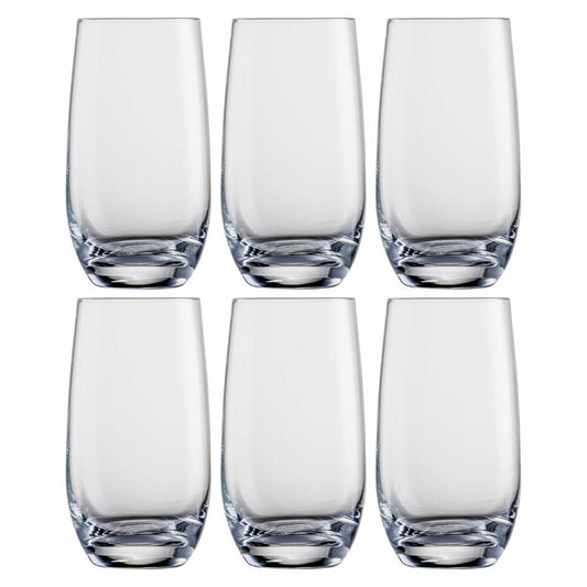 Eisch Longdrinkglas 6er Set Tumblers, Cocktailgläser, Kristallglas, 490 ml, 30310713