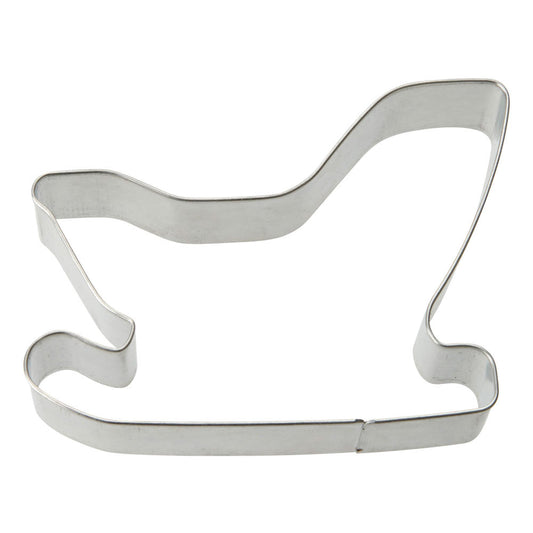 Zenker Accessories Cookie Cutter Sleigh, Cookie Cutter Shape, Cookie Cutter Shape, Tinplate, Silver, 7801