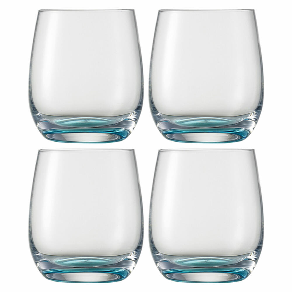 Eisch Becher 4er Set Jessica blau, Trinkbecher, Gläser, Kristallglas, 360 ml, 45310715