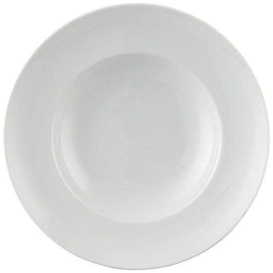Thomas Amici Pastateller Klein, Nudelteller, Spaghettiteller, Porzellan, Weiß, Spülmachinenfest, 25 cm, 15322
