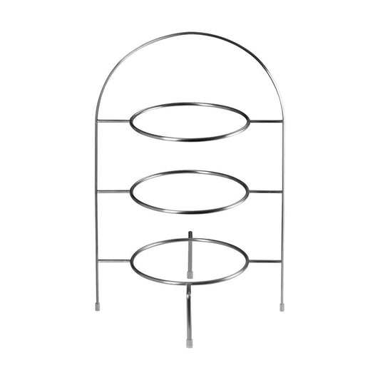 ASA Selection à table Etagere Gestell 3-stufig für Teller Ø 21 cm, ohne Teller, Edelstahl, H 36.5 cm, 99201950