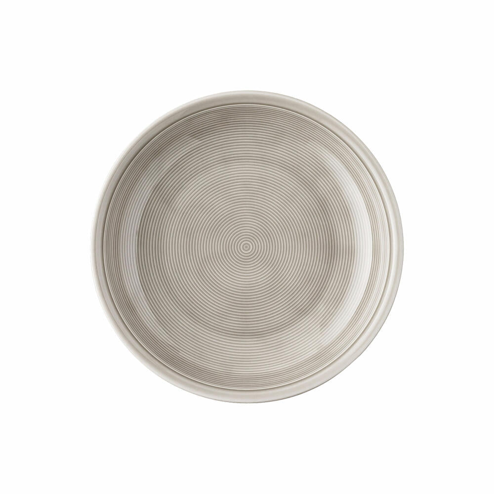 Thomas Trend Colour Suppenteller, tiefer Teller, Porzellan, Moon Grey, 24 cm, 11400-401919-10324