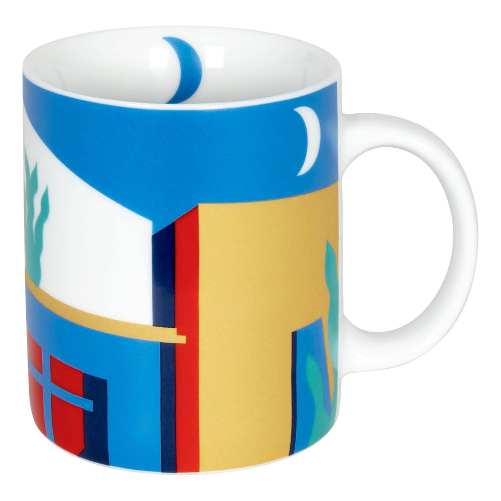 Könitz City Mug Abstract City Santa Fe Becher, Tasse, Kaffeebecher, Teetasse, Porzellan, 200 ml, 11 1 002 2409