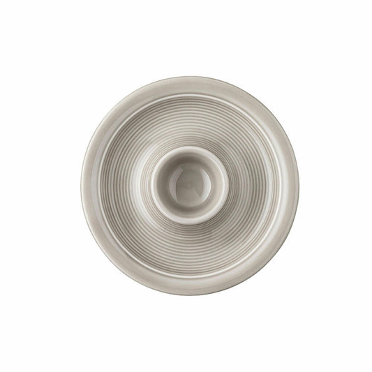 Thomas Trend Colour Eierbecher mit Ablage, Porzellan, Moon Grey, 11400-401919-15525