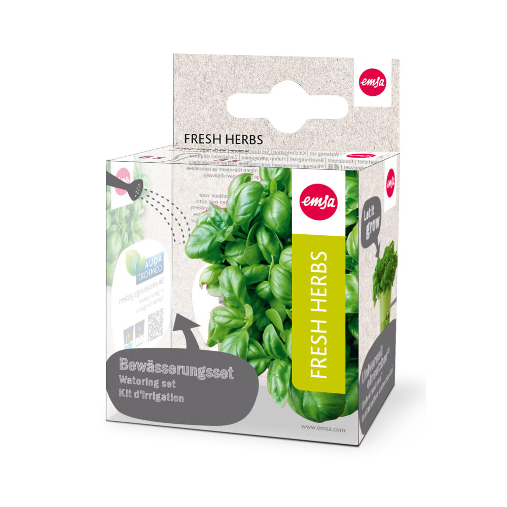 Poétic Fresh Herbs Bewässerungsset für Kräutertopf Fresh Herbs, 9-tlg., 515351