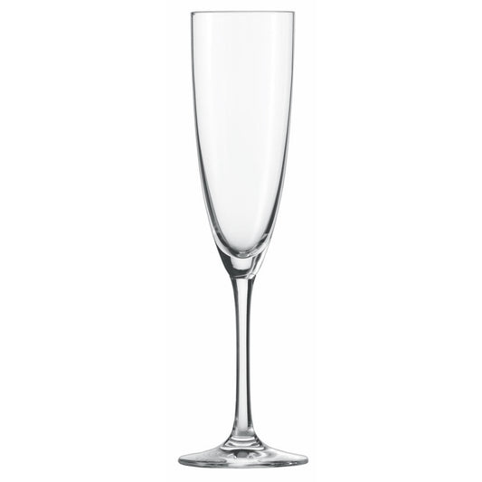 Schott Zwiesel Classico Sektkelch 7, 6er Set, mit Moussierpunkt, Sektglas, Champagnerglas, Glas, 210 ml, 106223