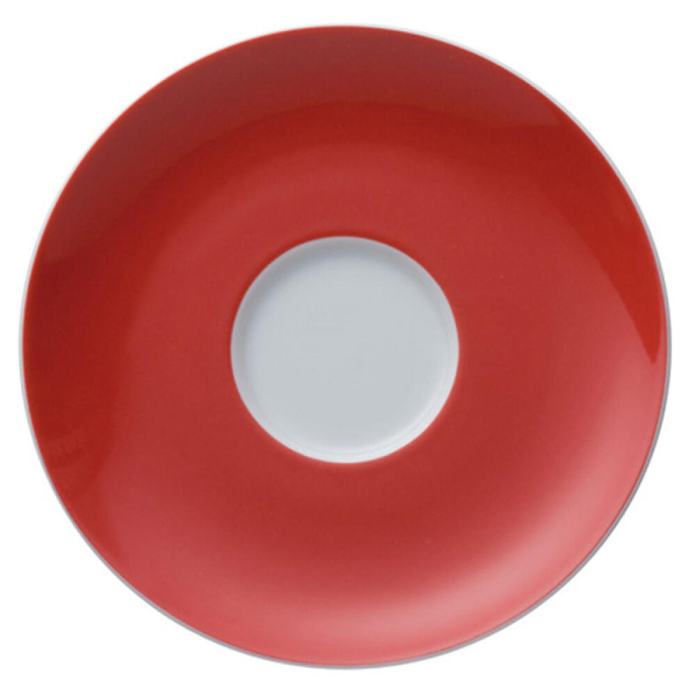 Thomas Sunny Day Untertasse für Kaffeetasse / Teetasse, Porzellan, New Red / Rot, Spülmaschinenfest, 14.5 cm, 14741