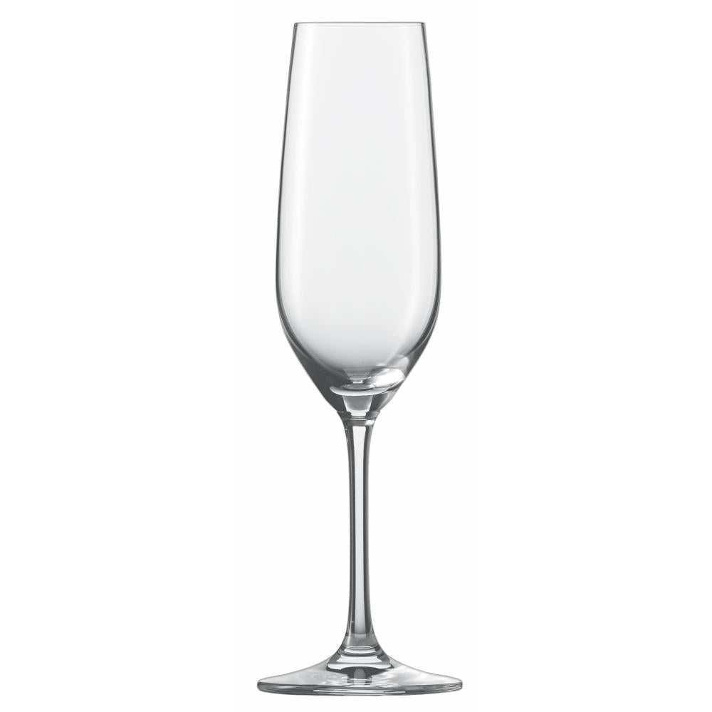 Schott Zwiesel Vina Sektkelch 7, 6er Set, mit Moussierpunkt, Proseccoglas, Champagnerglas, Glas, 227 ml, 110488