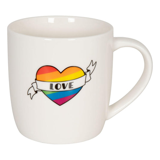 Könitz Design Love Heart Mug, Cup, Coffee Mug, Tea Cup, Bone China, 250 ml, 11 7 275 2441