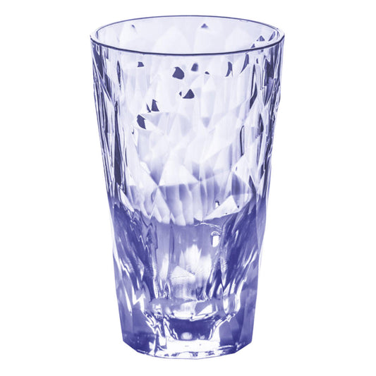 Koziol Club No. 6 Longdrink Glas, Cocktailglas, Trinkbecher, Trinkglas, Kunststoff, Transparent Aquamarine, 300 ml, 3406652