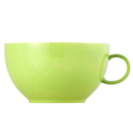 Thomas Sunny Day Cappuccinotasse, Obertasse, Porzellan, Apple Green / Grün, Spülmaschinenfest, 380 ml, 14672